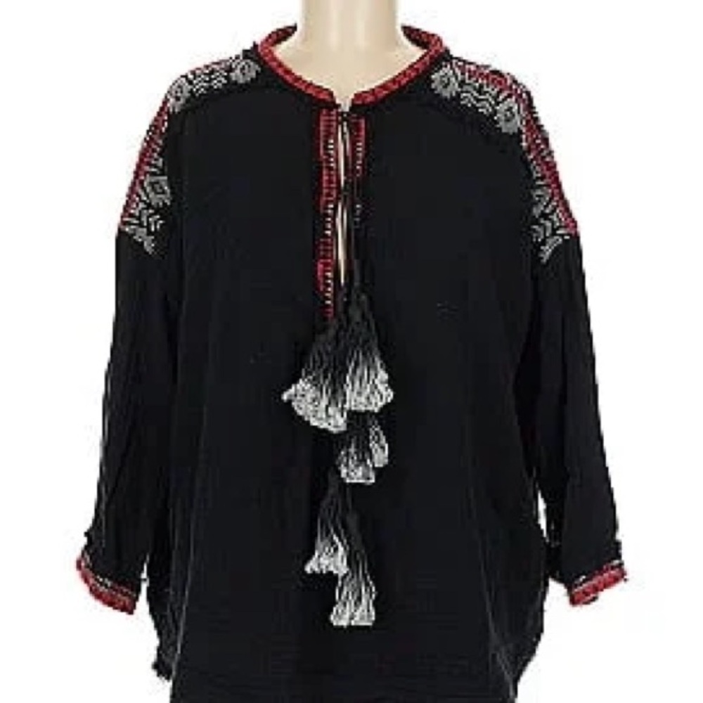 Johnny was Fringe Top boho Medium